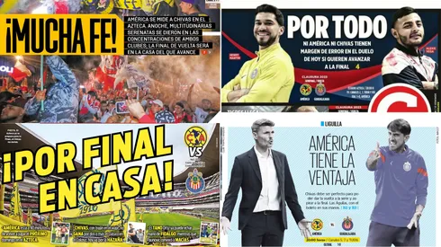 Las Portadas del Día se fueron con la previa del Clásico Nacional en Semifinal