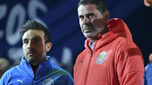 Fernando Hierro junto a Édgar Martínez