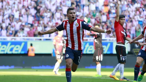 Orbelín Pineda fue el autor del gol en 2017 de cabeza desde un tiro de esquina ¡Insólito!