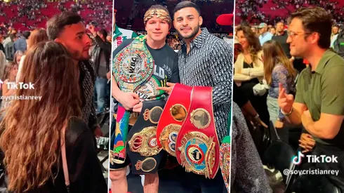 Alexis Vega vivió una noche movida durante la victoria de Saúl Álvarez en el Estadio Akron