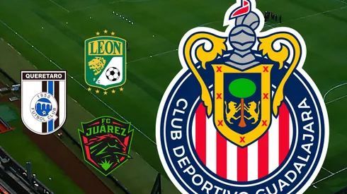 Tres equipos detrás de una joven de Chivas.