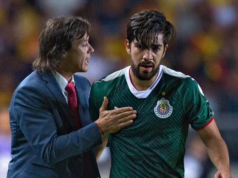 Así se reencontraron Matías Almeyda y Rodolfo Pizarro