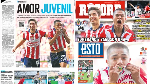 Yael Padilla acaparó todos los reflectores de los diarios deportivos mexicanos tras su segundo gol del Apertura 2023