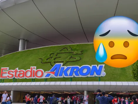 Así luce el campo de juego del estadio Akron de Chivas