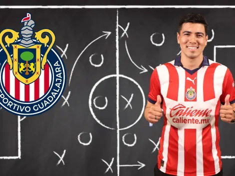 Así jugaría Chivas con Erick Gutiérrez en el once