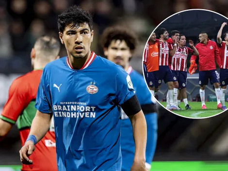 Érick Gutiérrez siguió a Chivas pese a la distancia