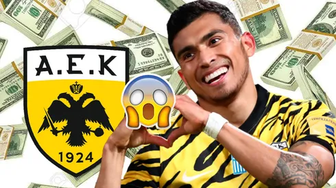 Orbelín Pineda jugador de AEK Atenas con una compra récord.