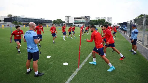 Los integrantes del plantel del Guadalajara entrenaron el martes en la Universidad Panamericana