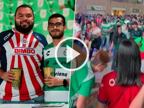 Video: Afición de Chivas bailó a la salida del Estadio Corona