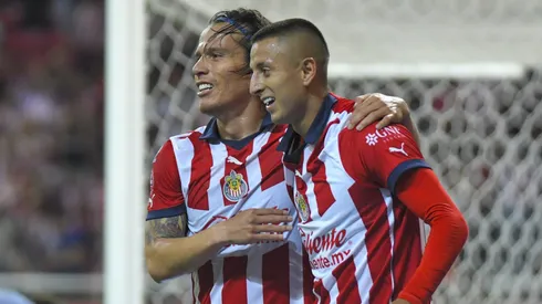 Así fue el festejo de Chivas por el gol del Piojo Alvarado.
