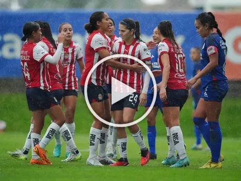 Llovieron goles de Chivas Femenil sobre Cruz Azul
