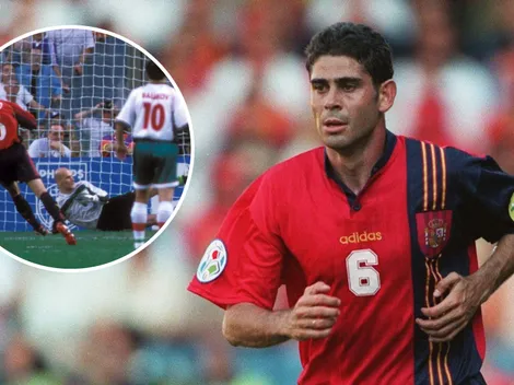 FIFA recordó un golazo de Fernando Hierro