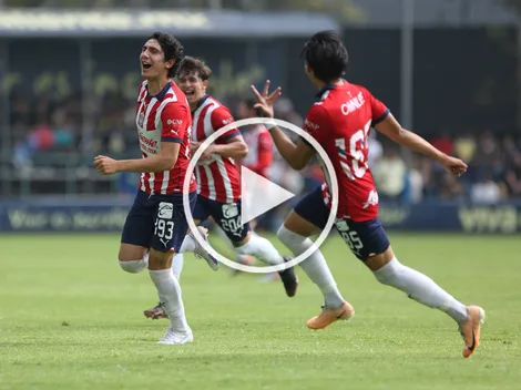 La increíble anotación de la Sub 23 de Chivas contra el Pachuca