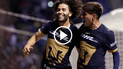 así fue el doblete que anotó el Chino Huerta en la victoria de Pumas ante Puebla