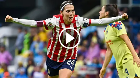 Golazo de Licha Cervantes para que Chivas Femenil le gane a América.