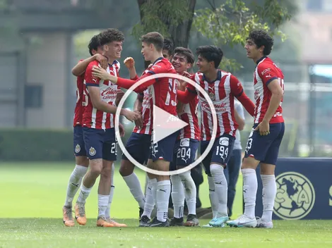 Chivas goleó al América en fuerzas básicas del Clásico Nacional 2023