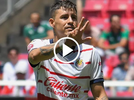 Golazo del Chicote para que Chivas abra el marcador frente a León