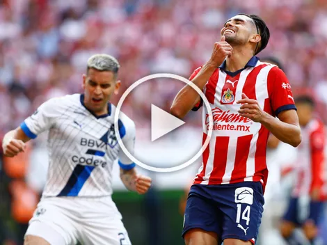 Chivas trató de venir de atrás, pero cayó contra Monterrey