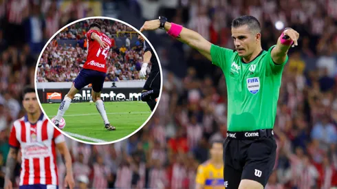 El balón no habría salido por completo en la polémica jugada.