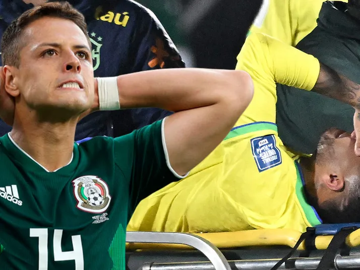 Chicharito dejó un sentido mensaje a Neymar Jr tras su lesión.