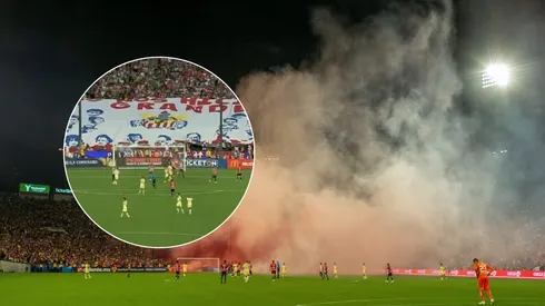 La pancarta de Chivas para el América.