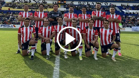 El recordado Aris Hernández se estrenó como goleador de los Históricos con un doblete