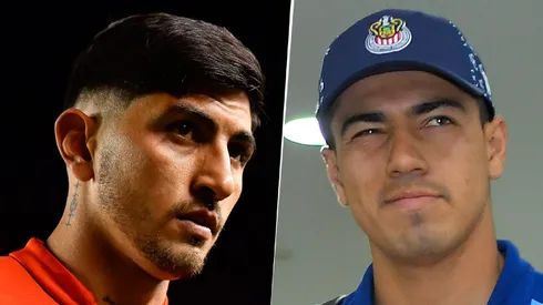 Érick Gutiérrez y Víctor Guzmán dan la cara ante la afición de Chivas luego del escándalo.