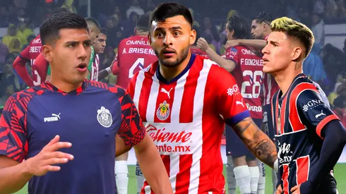 Alexis Vega, Raúl Martínez y Chicote Calderón, separados de Chivas por este motivo.