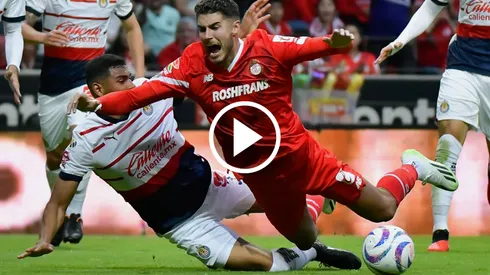 No hubo penal de Tiba Sepúlveda en Toluca vs. Chivas