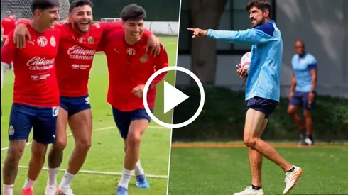 El tridente se robó el show en el futbol-tenis de la sesión matutina del miércoles en Verde Valle