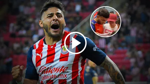 Chivas llegó a Ciudad de México y así recibió la afición Rojiblanca a Alexis Vega.