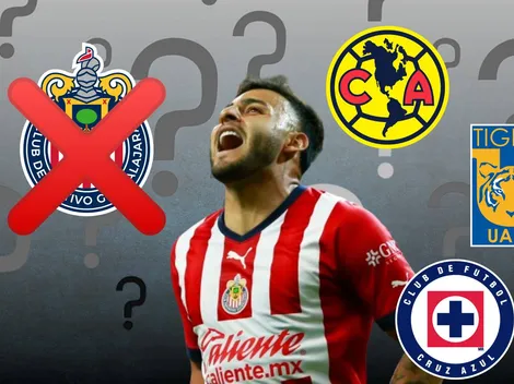 Alexis Vega y la imagen que le pone un pie fuera de Chivas para el 2024