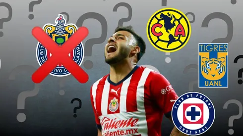 Alexis Vega y la imagen que le pone un pie fuera de Chivas para el 2024