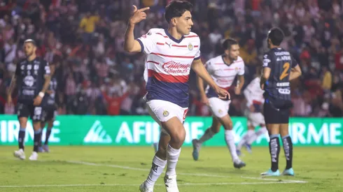 Érick Gutiérrez festejó su primer gol como rojiblanco con un mensaje a la afición de Chivas