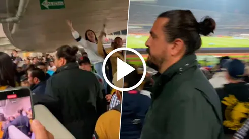 Amaury Vergara abandonó CU mientras la afición universitaria coreaba la famosa canción de Molotov