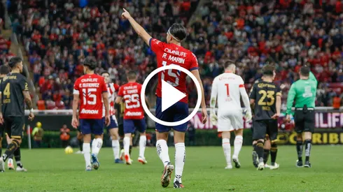 Ricardo Marín anotó su primer gol con la playera 19 y dio el triunfo a Chivas
