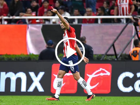 Ricardo Marín tuvo un maravilloso regreso con Chivas con golazo