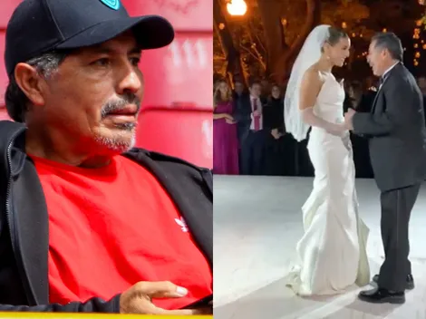 Emotivo momento de Benjamín Galindo con su hija