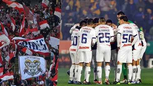 Afición de Chivas aplaudió el primer tiempo.