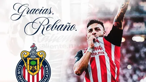 Alexis Vega se despide del Guadalajara después de 5 años en la institución