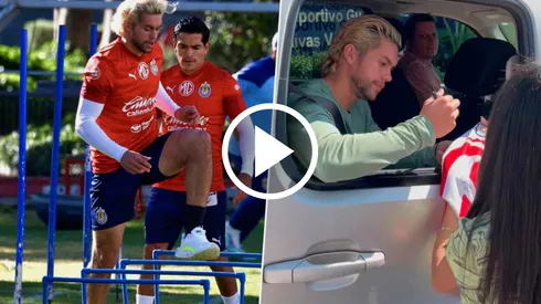 Cade Cowell vivió su primer día con nuevos compañeros y la afición de Chivas