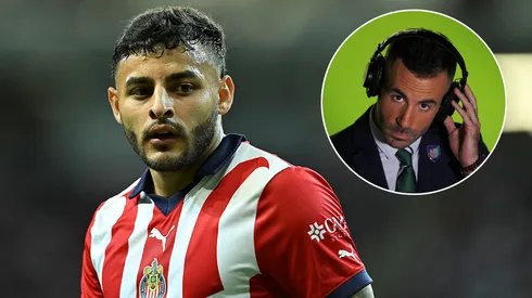 Zapopan, Jalisco, 30 de noviembre de 2023. Alexis Vega durante el partido de ida de los Cuartos de Final del torneo Apertura 2023 de la Liga BBVA MX, entre las Chivas Rayadas del Guadalajara y los Pumas de la UNAM, celebrado en el estadio Akron. Foto: Imago7/ Etzel Espinosa