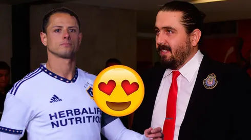 Amaury Vergara no pudo ocultar su emoción ante el regreso Chicharito.