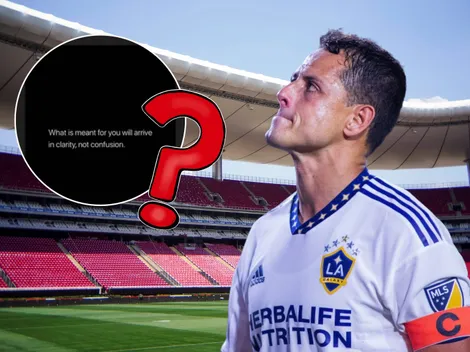 Chicharito Hernández publicó un mensaje y luego lo borró