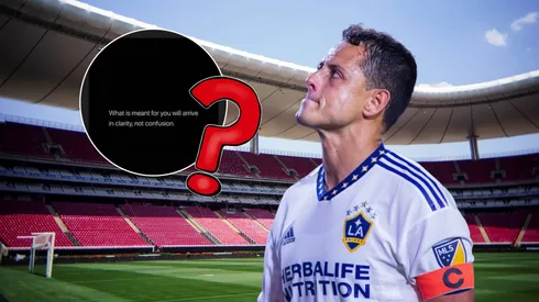 El misterioso mensaje de Chicharito Hernández.