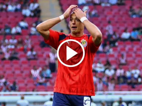 VIDEO: ¡Golazo de Chicharito en el entrenamiento!