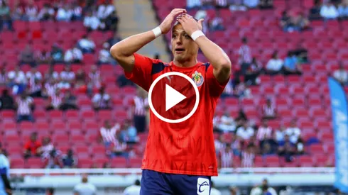 ¡Golazo de Chicharito en la práctica de Chivas!