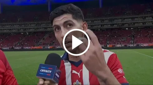 Víctor Guzmán reaccionó al regreso de Chicharito Hernández a la cancha del Estadio Akron