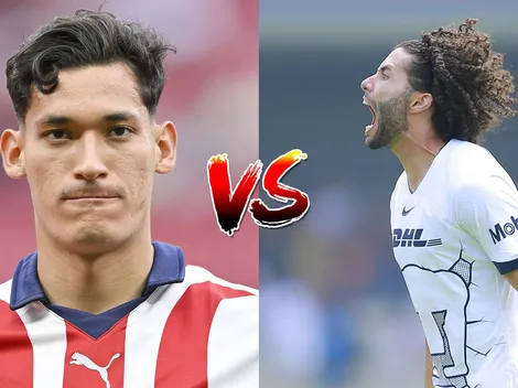 Gilberto Orozco Chiquete calentó el partido con Pumas con mensaje al Chino Huerta