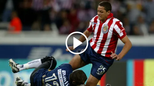 Los goles de Chicharito Hernández a Pumas.